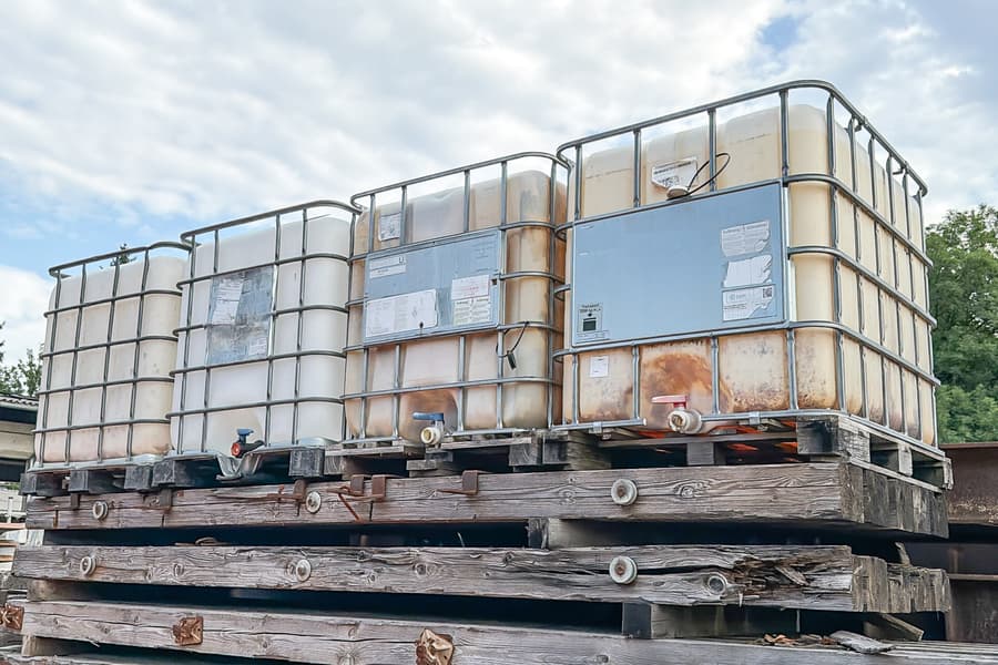 4 IBC Tanks, leer